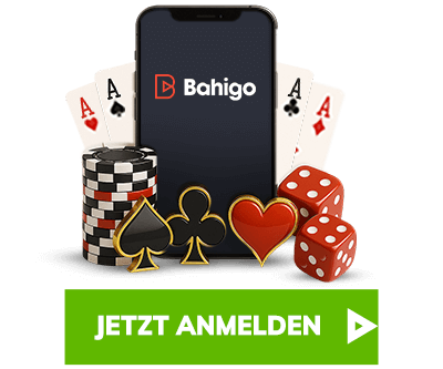 bahigo-registrierung-14 Bahigo App auf Smartphone mit Spielkarten Chips und Würfeln